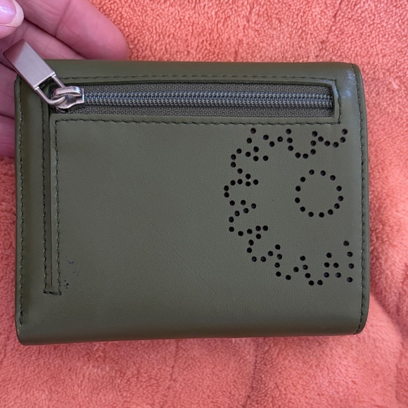 Furla Olive Perforated Wallet - Picture 4 of 7